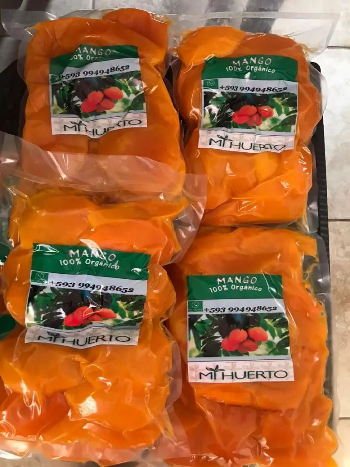 Kilo de Pulpa de Mango 100% Natural